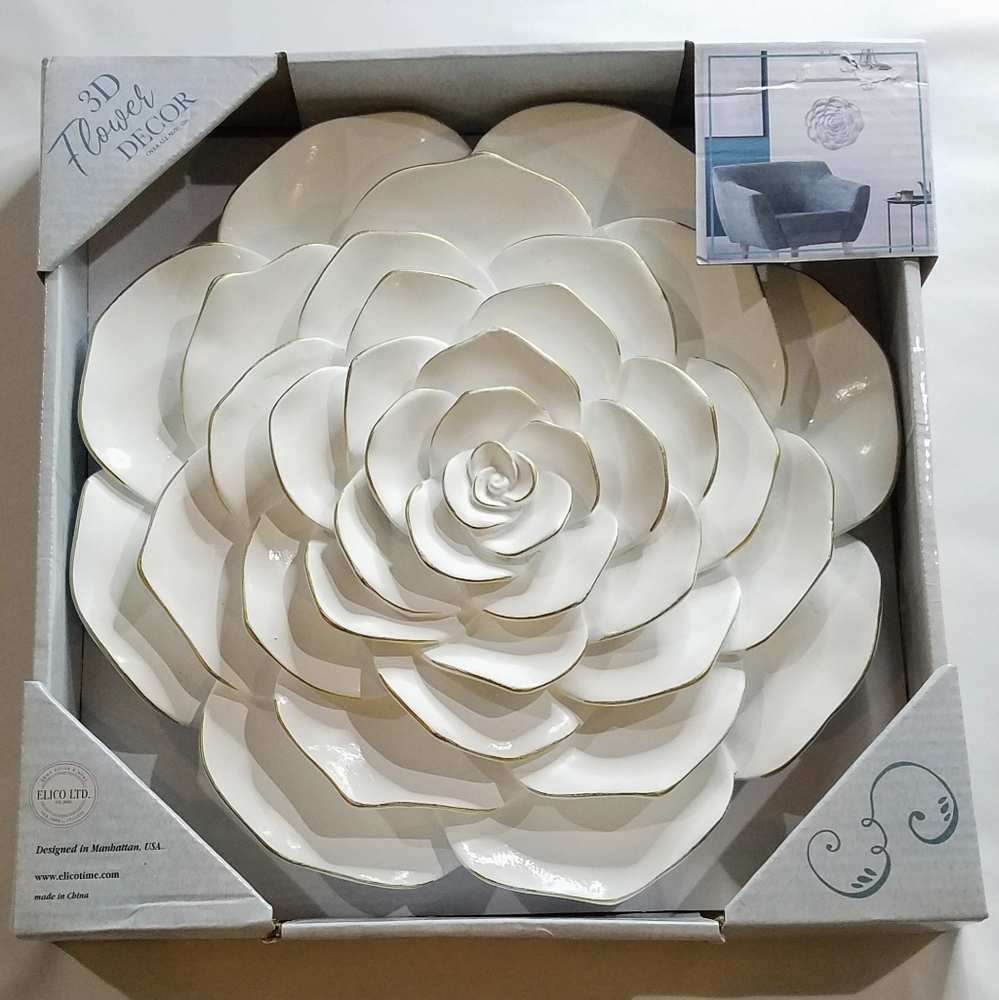 3D Flower Wall Decor
